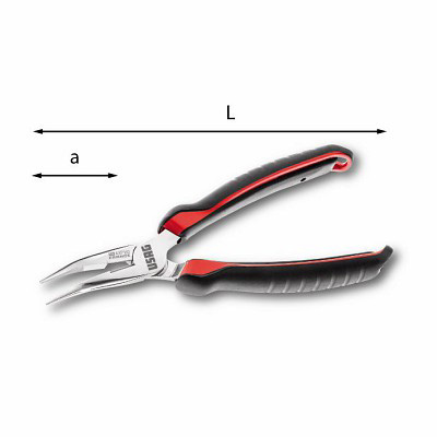 PINZA BECCHI 1/2T 45° 133AXP