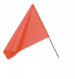 BANDIERA ROSSA FLUO DB
