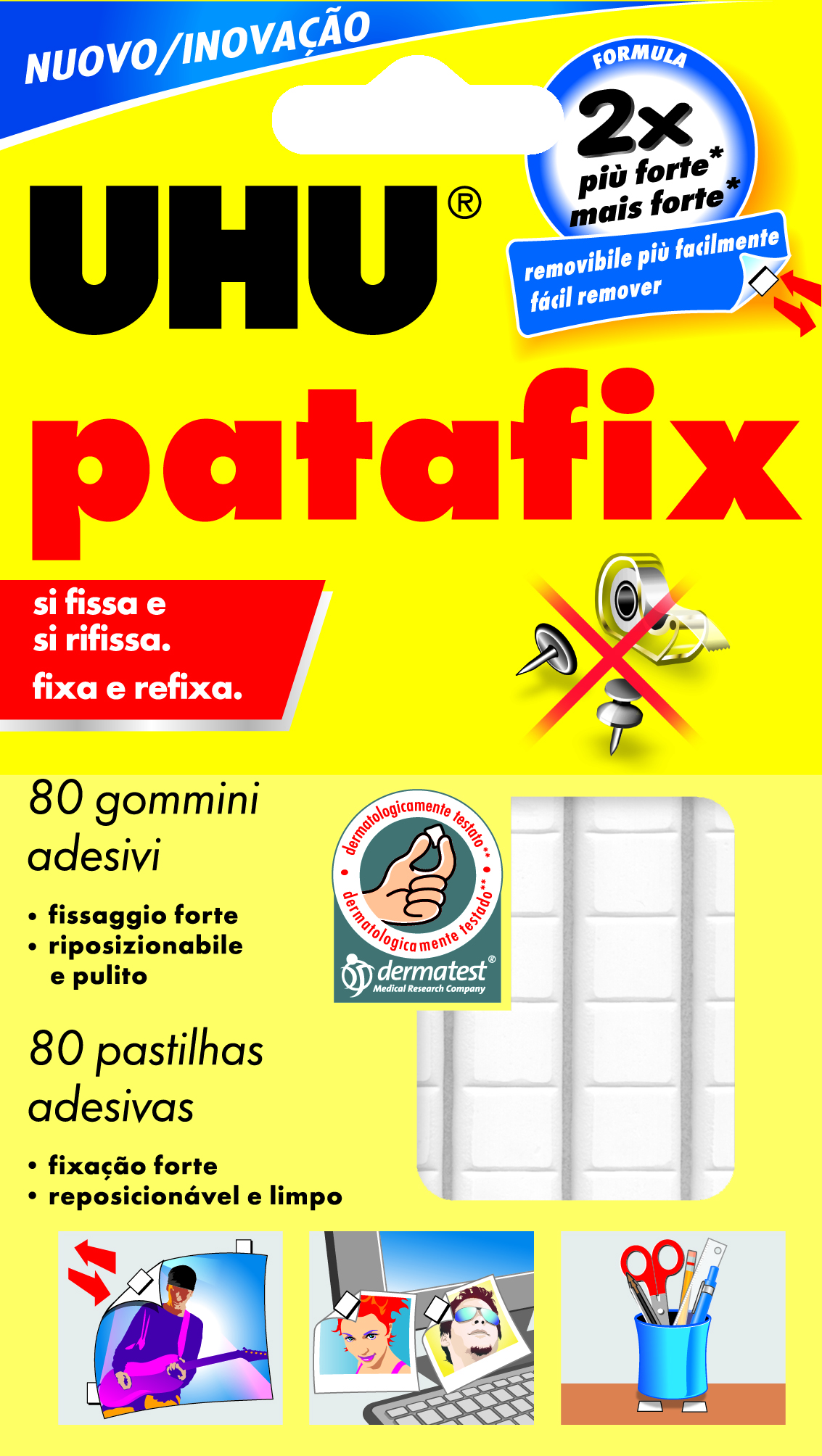 UHU PATAFIX BIANCO 80 GOMMINI