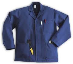GIACCA COTONE 100% BLU