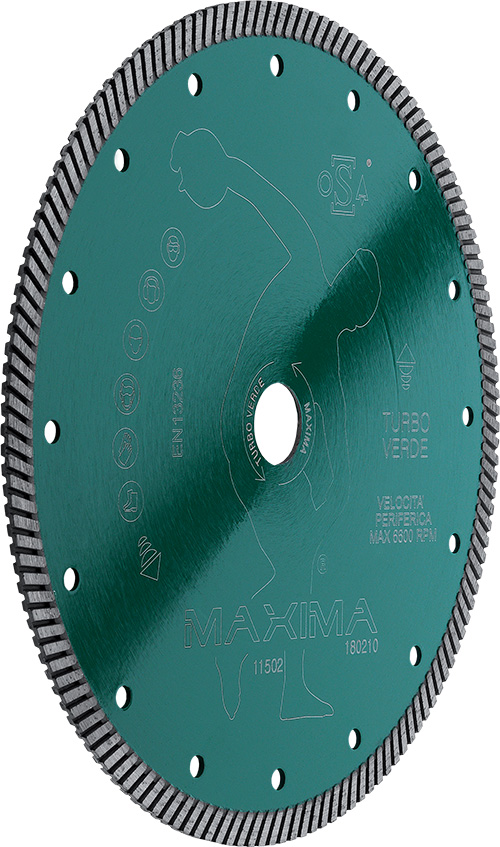DISCO DIAM.230 VERDE UNIV.TOP